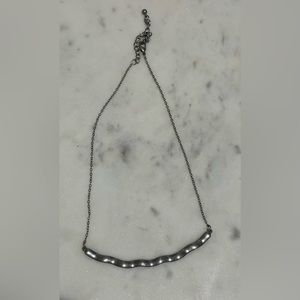 COARSE-TEXTURED Silver -PLATED CHOKER